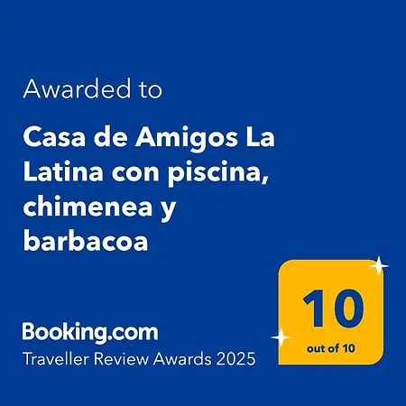 Вилла Casa De Amigos La Latina Con Piscina, Chimenea Y Barbacoa